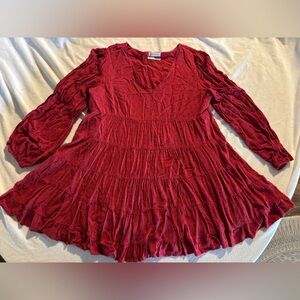 Urban Outfitters Deep Red mini dress